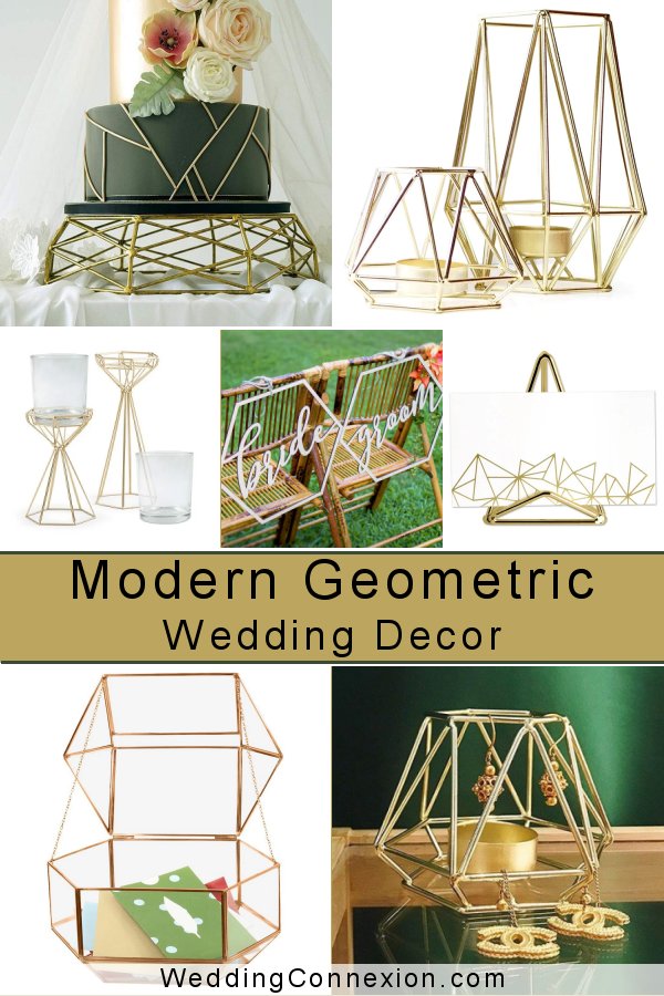 Modern Geometric Wedding Theme Ideas